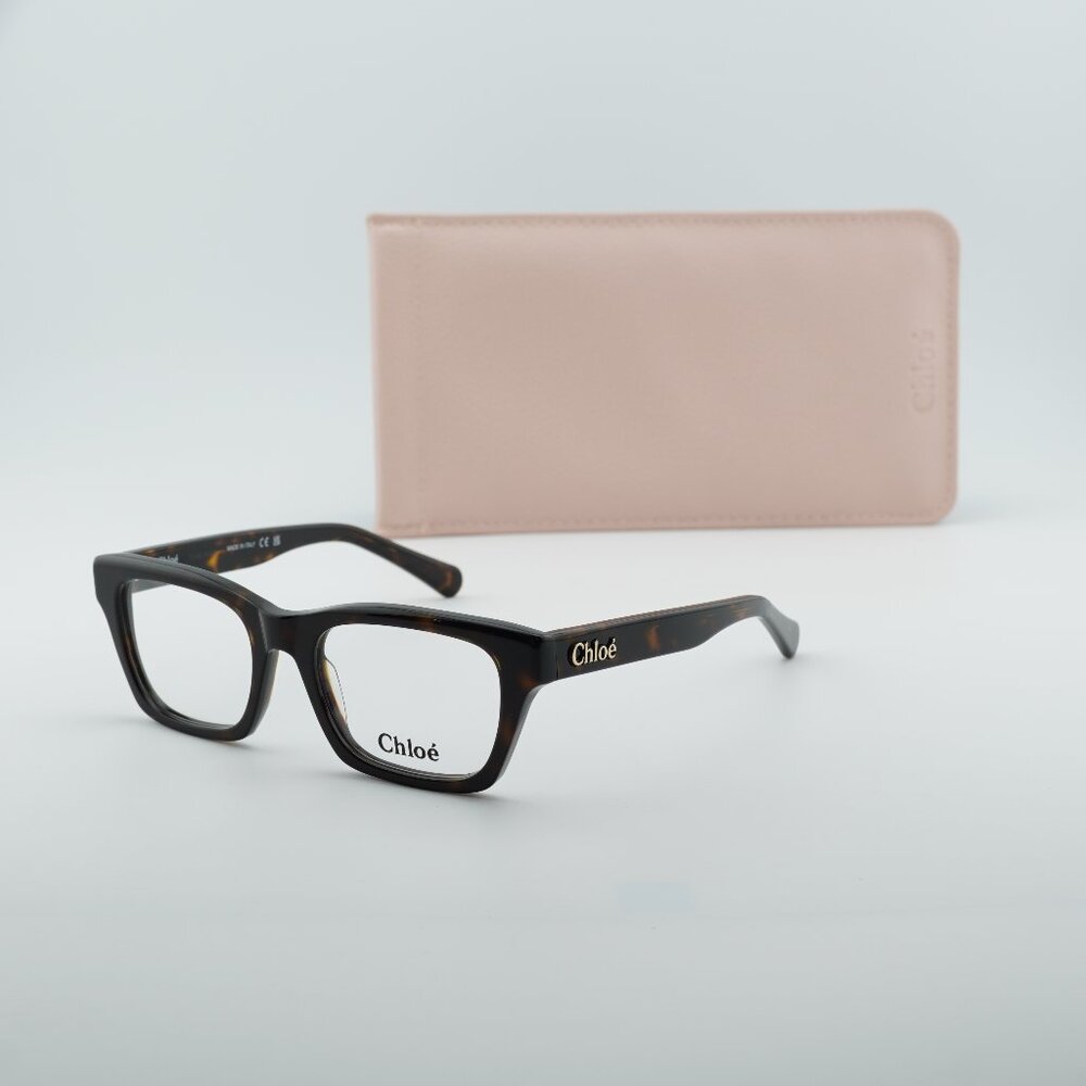 Chloe CH0242O 002 Rectangle Eyeglasses 51mm - Havana